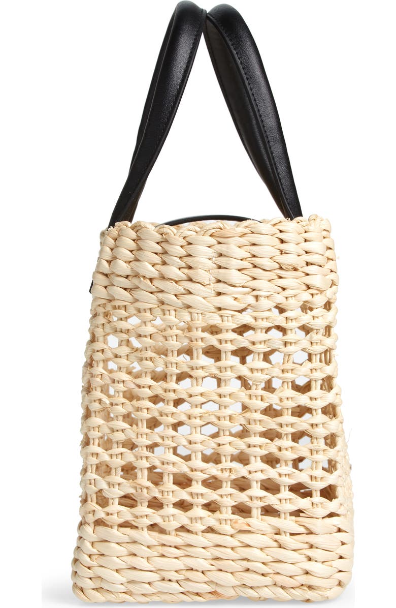 BTB Los Angeles Mini Jules Rattan Tote, Alternate, color,