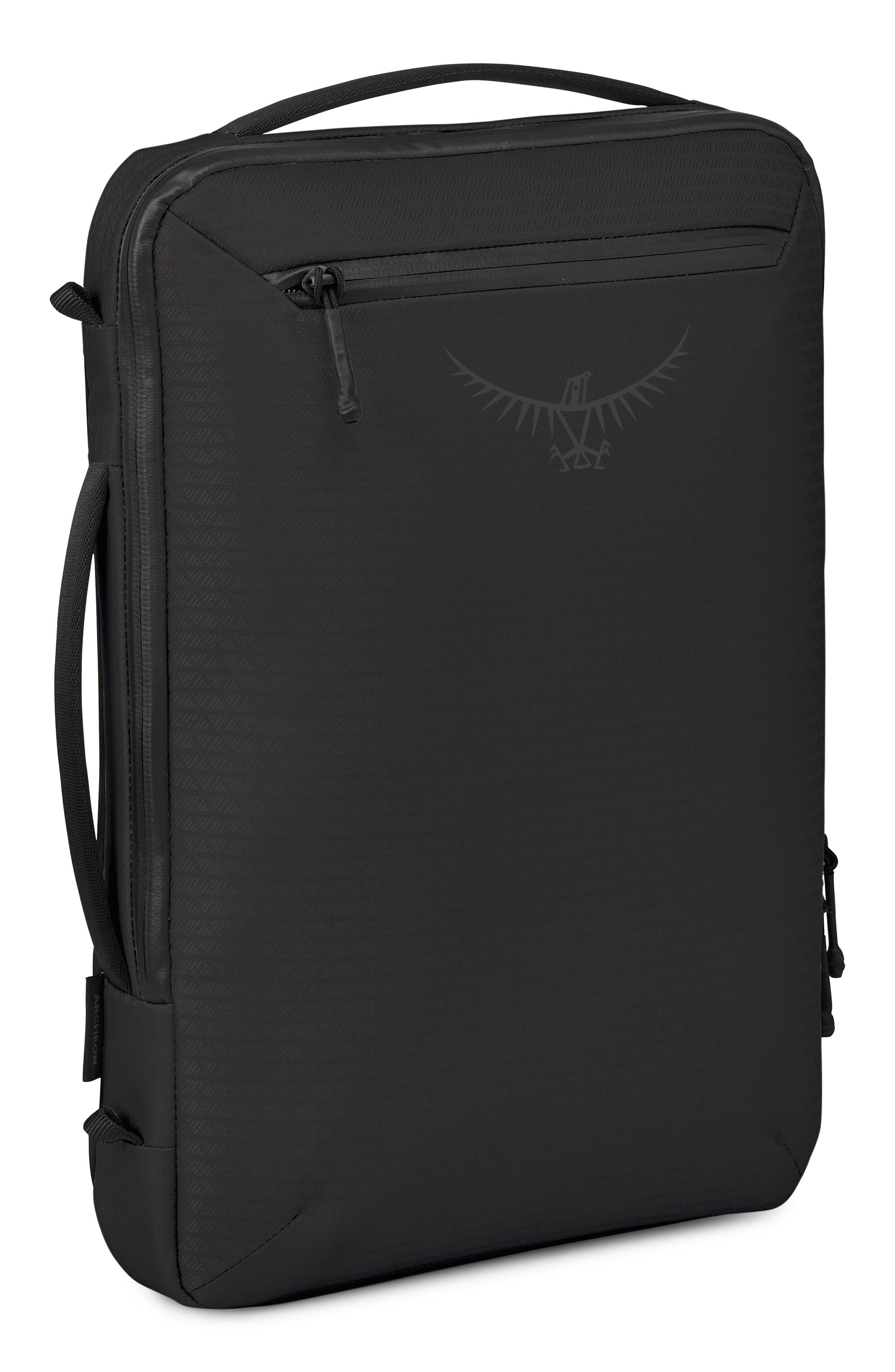 Osprey Archeon Water Resistant Laptop Case, Alternate, color, Black