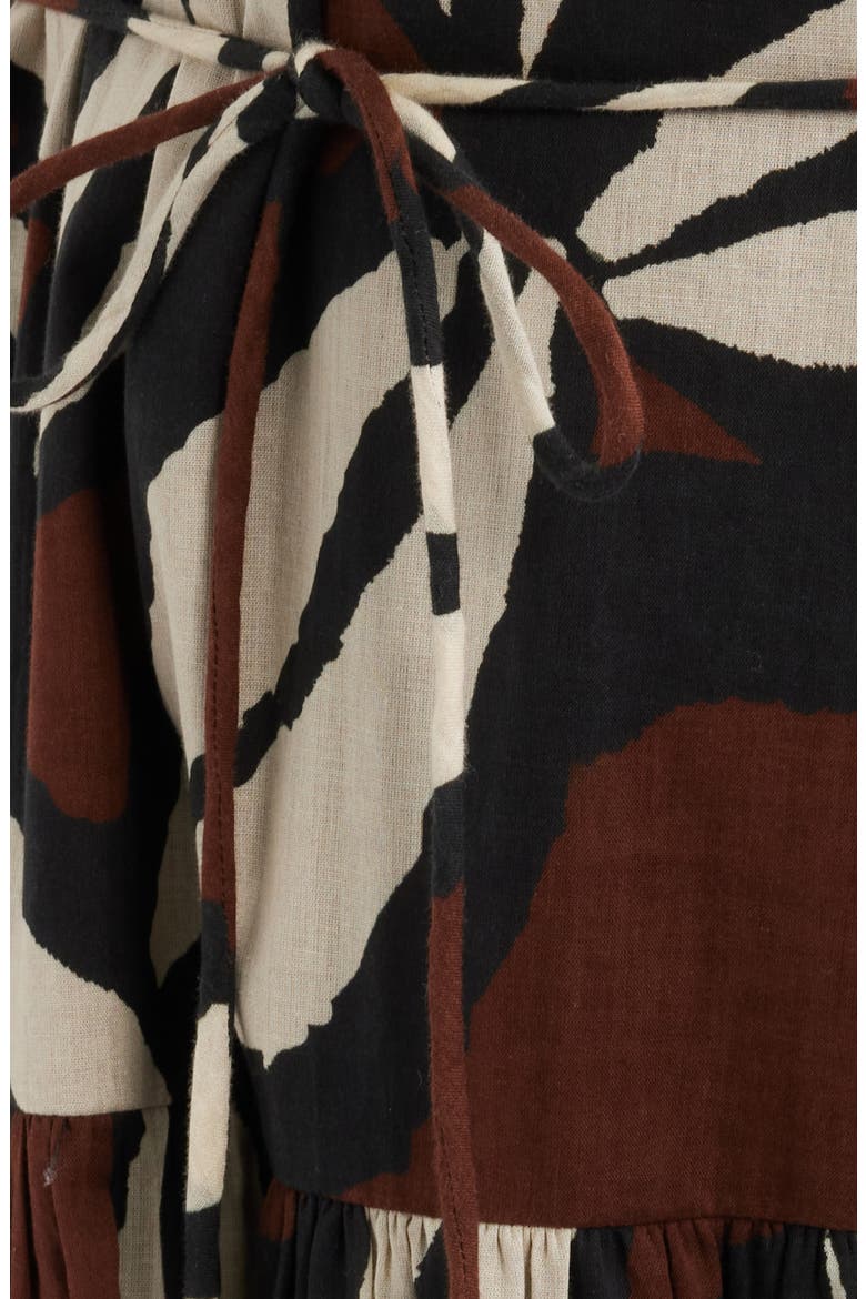 Maeve Midi Dress, Alternate, color, COCOA FLORAL