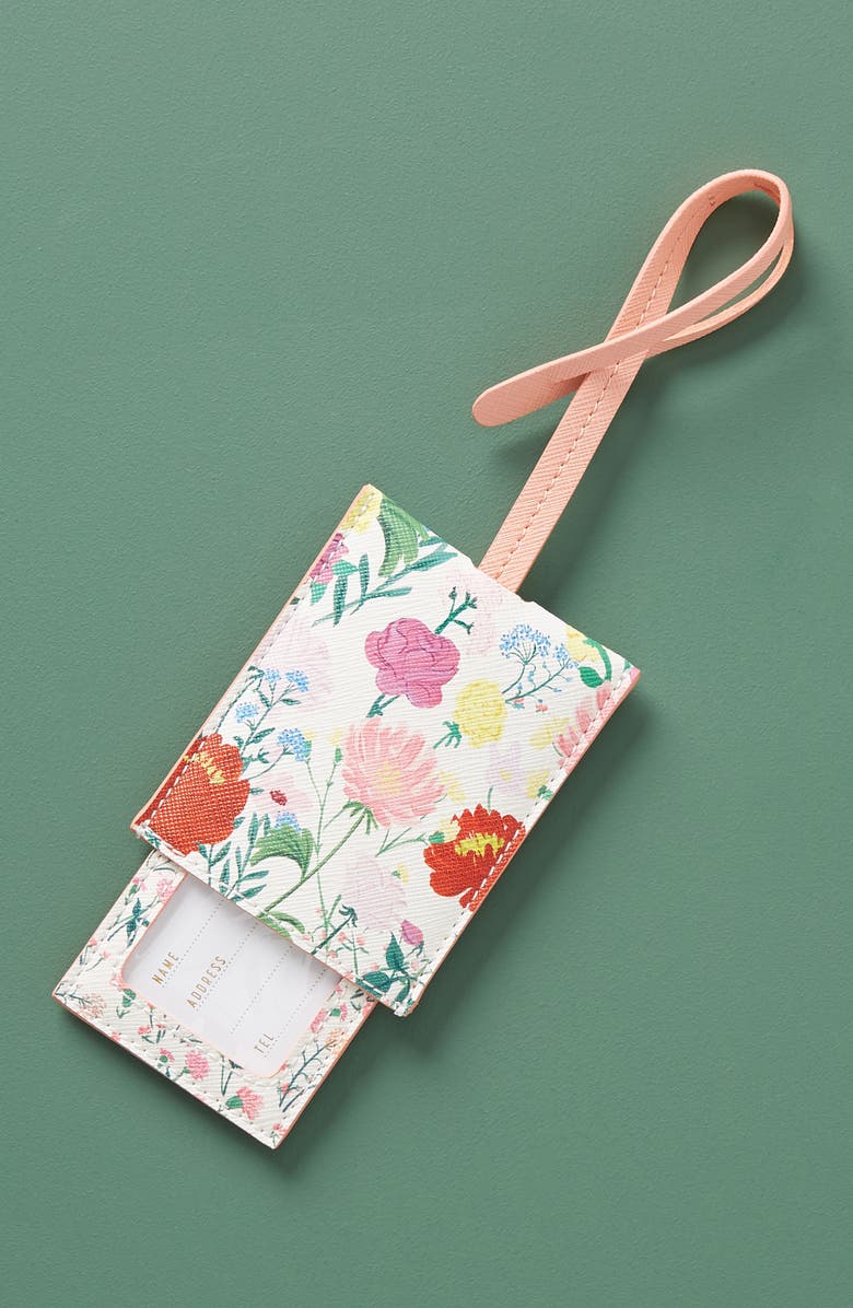 Anthropologie Home Anthropologie Jackie Diedam Luggage Tag, Main, color,