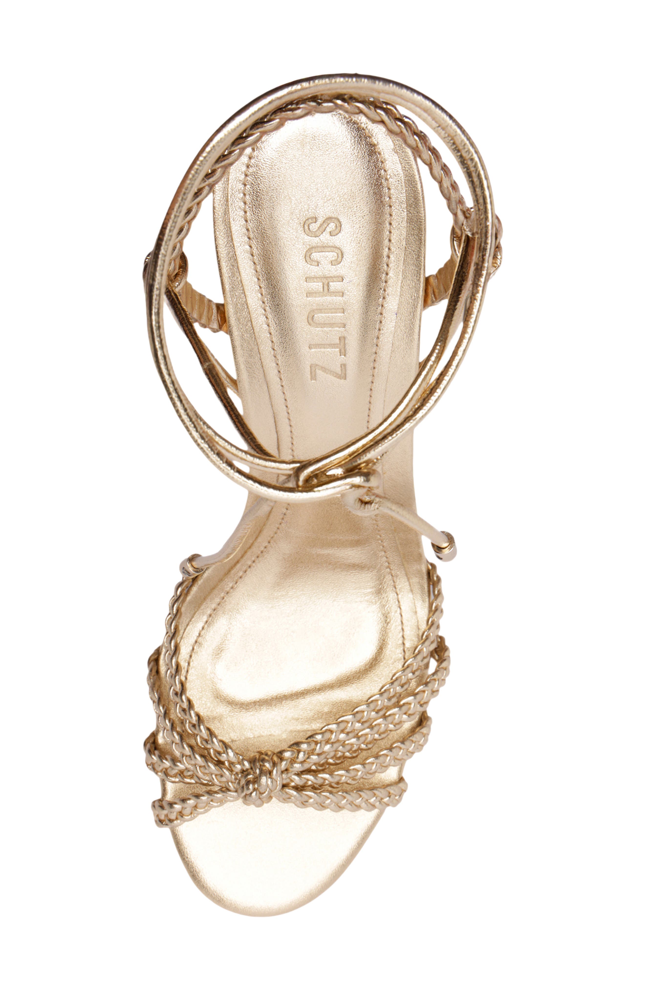 Adele Ankle Strap Sandal, Alternate, color, PLATINUM
