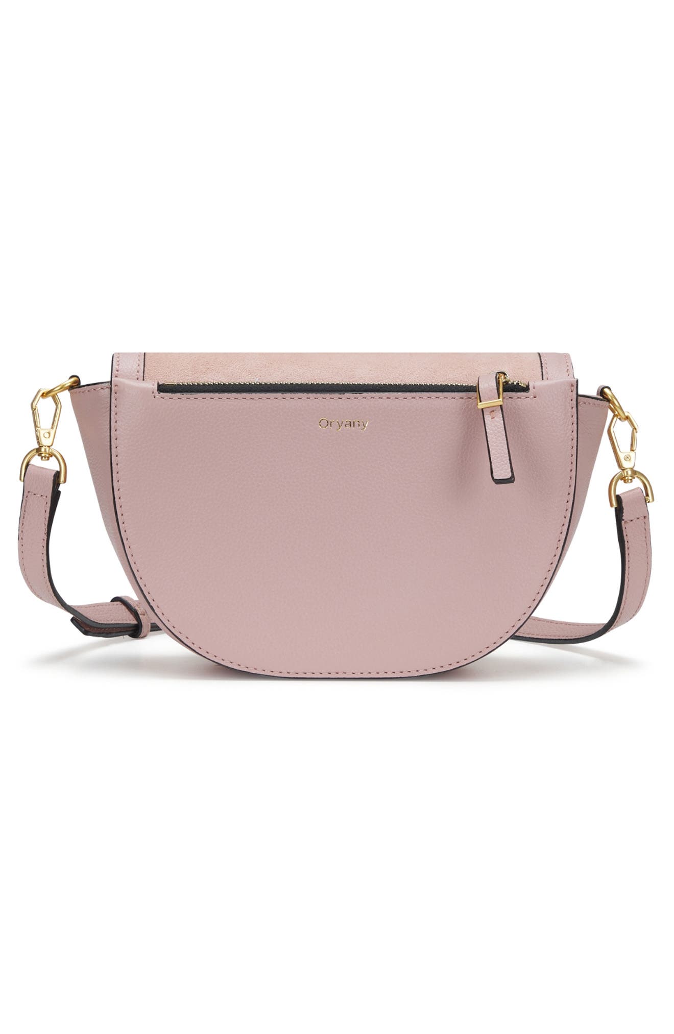 Oryany Lottie Suede Crossbody, Alternate, color, Vintage Pink