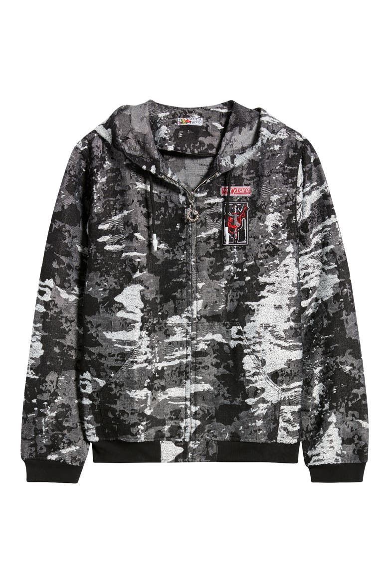 Devil Slayer Graphic Cotton Hoodie, Alternate, color, BLACK