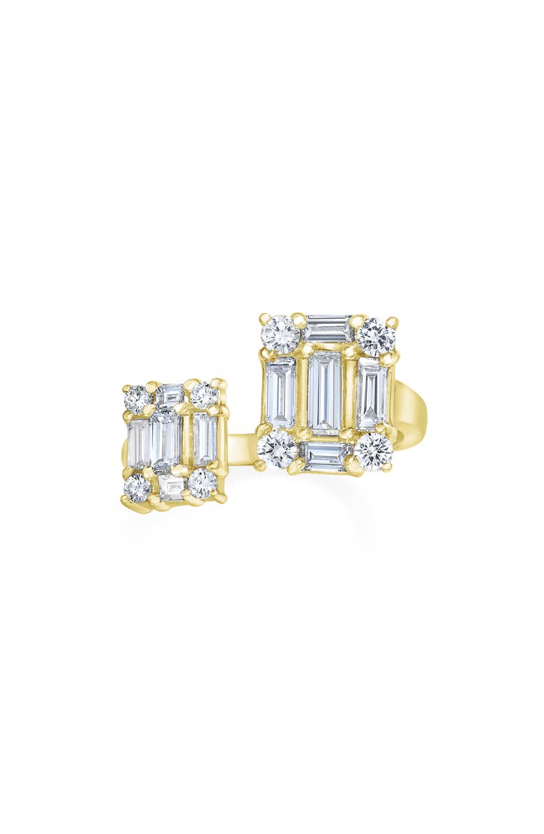 Mindi Mond Open Dual Cube Diamond Ring, Main, color, 18K Yellow Gold