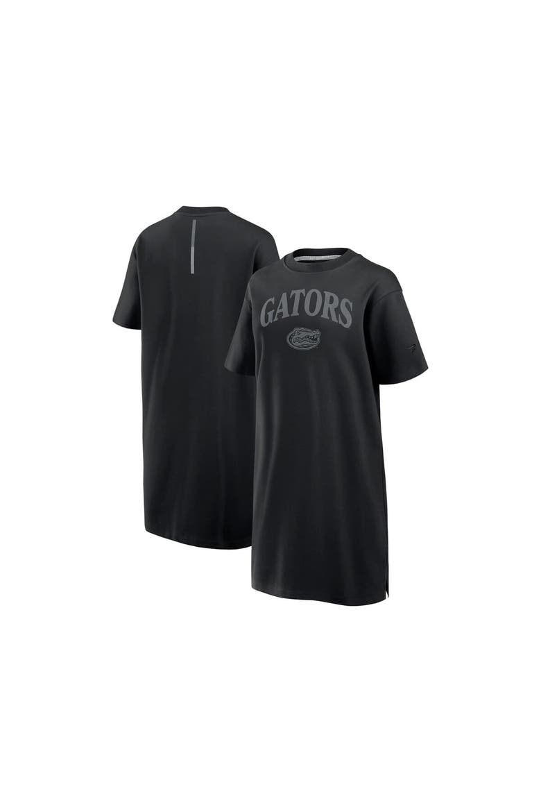 Women's Fanatics  Black Florida Gators Elements Go Tri-Blend T-Shirt Dress, Alternate, color, Black