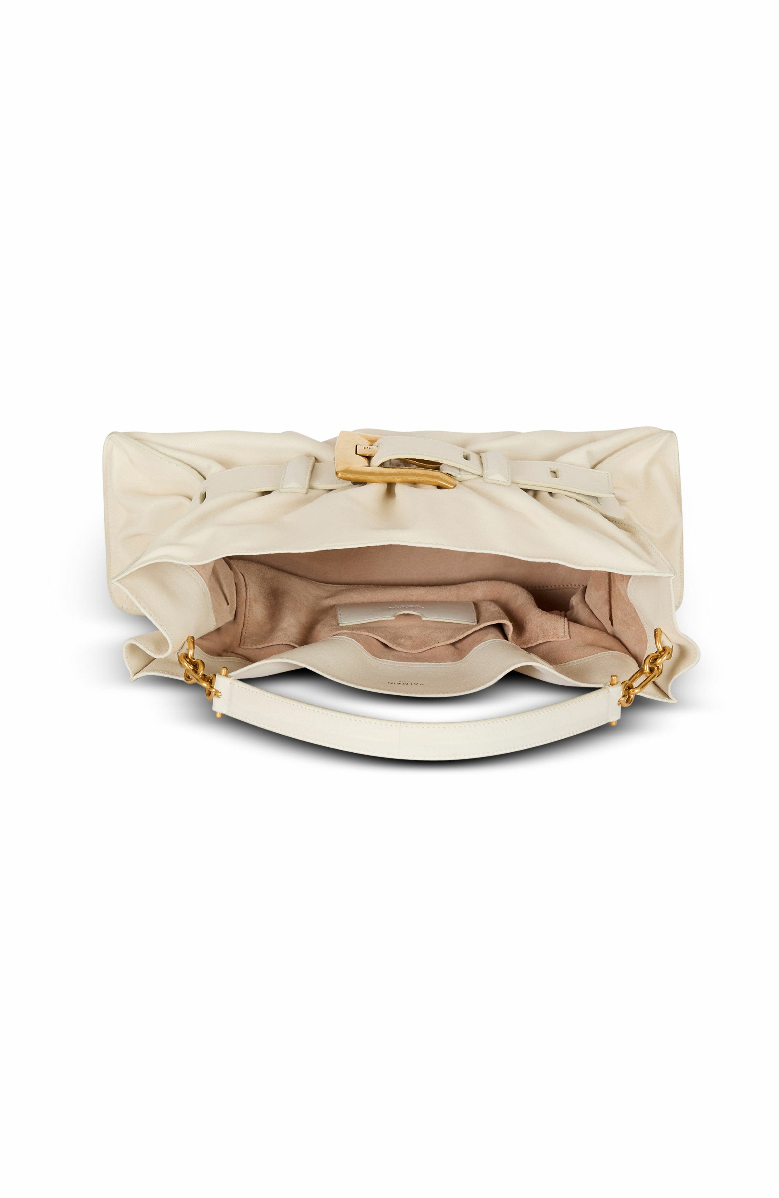 Medium Anthem Shoulder Bag In Leather, Alternate, color, White