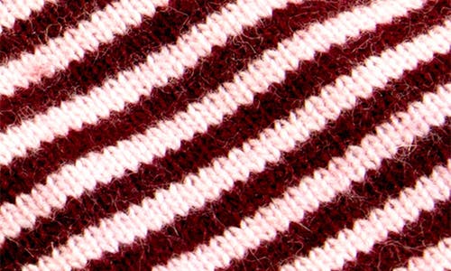 Portolano Stripe Fingerless Gloves In Multi