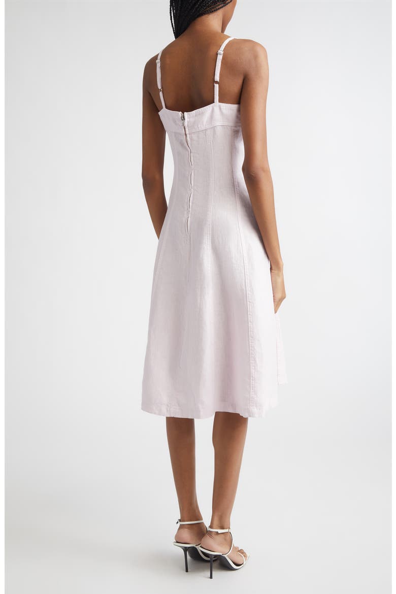 Mitzy Seamed Sleeveless Midi Dress, Alternate, color, ICY LILAC