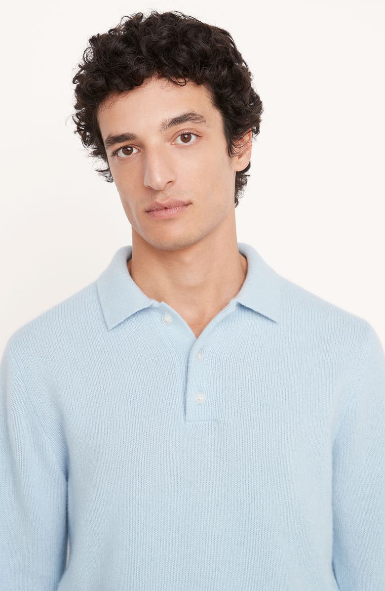 Vince Cashmere Polo Sweater, Alternate, color, 