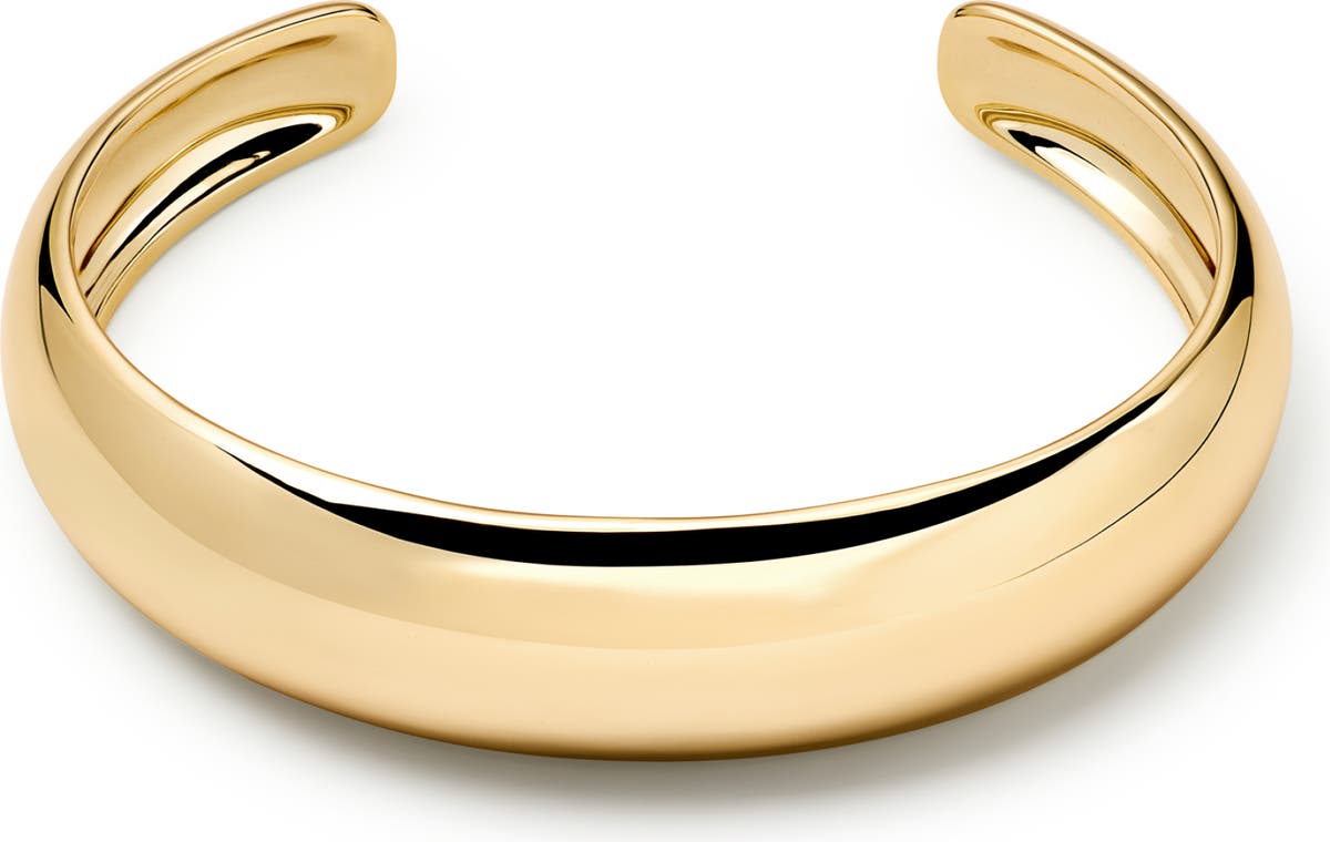 Ana Luisa Jalyn chunky gold cuff bracelet