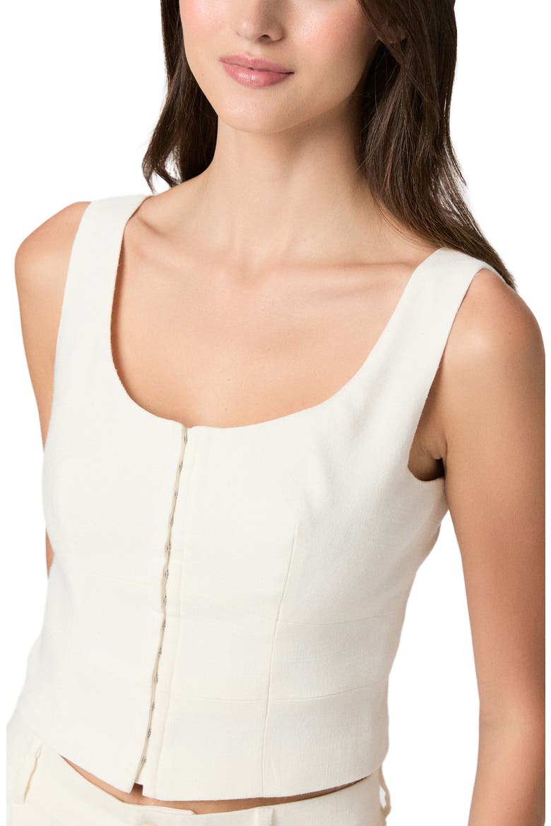 Carra Corset Top, Alternate, color, BONE