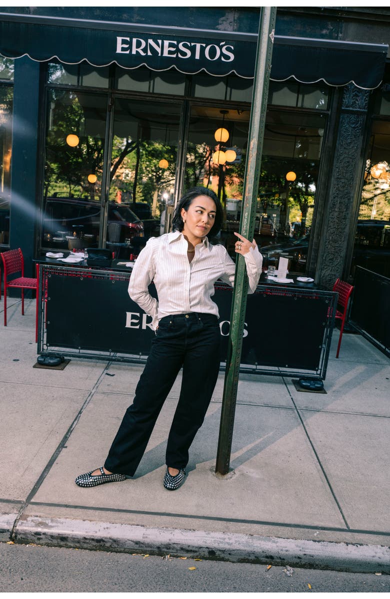 Nelle Atelier The Claire Petite Boyfriend Jean, Alternate, color, 