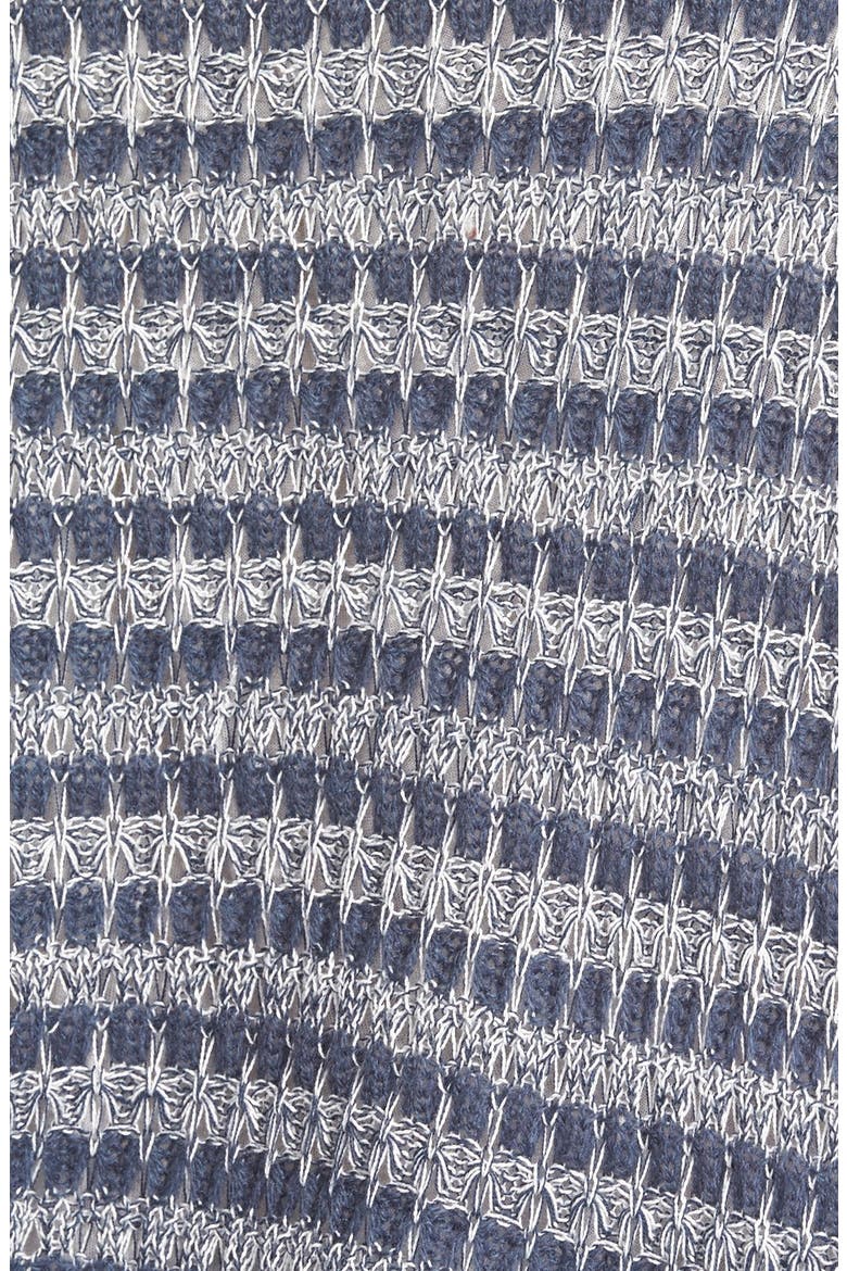 Stripe Stitch Cardigan, Alternate, color, NAVY COMBO