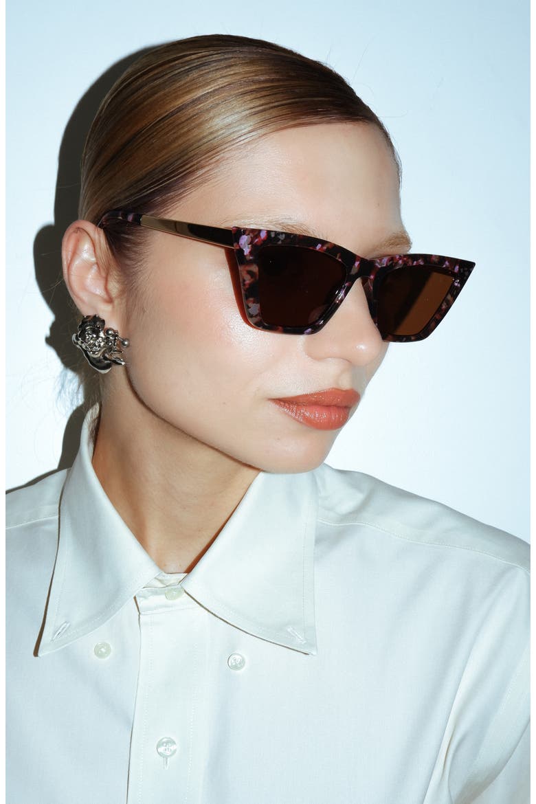 Rapture Sunglasses, Alternate, color, Lilac Turtle