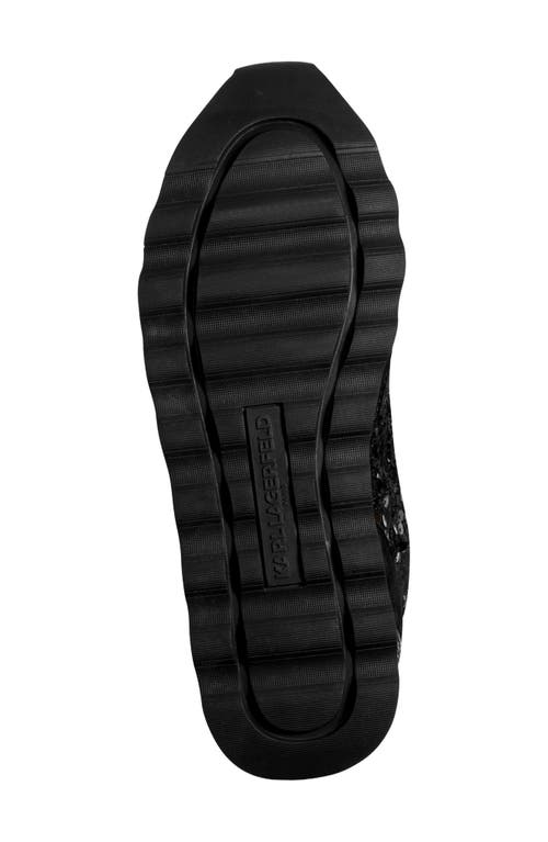Karl Lagerfeld Paris Meade Platform Sneaker In Black