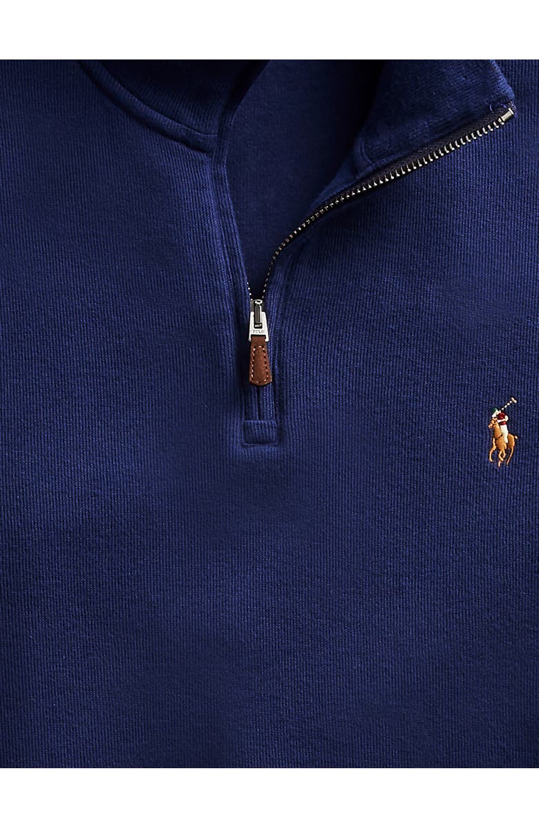 Polo Ralph Lauren Big & Tall Estate Rib Half-Zip Pullover, Alternate, color, French Navy