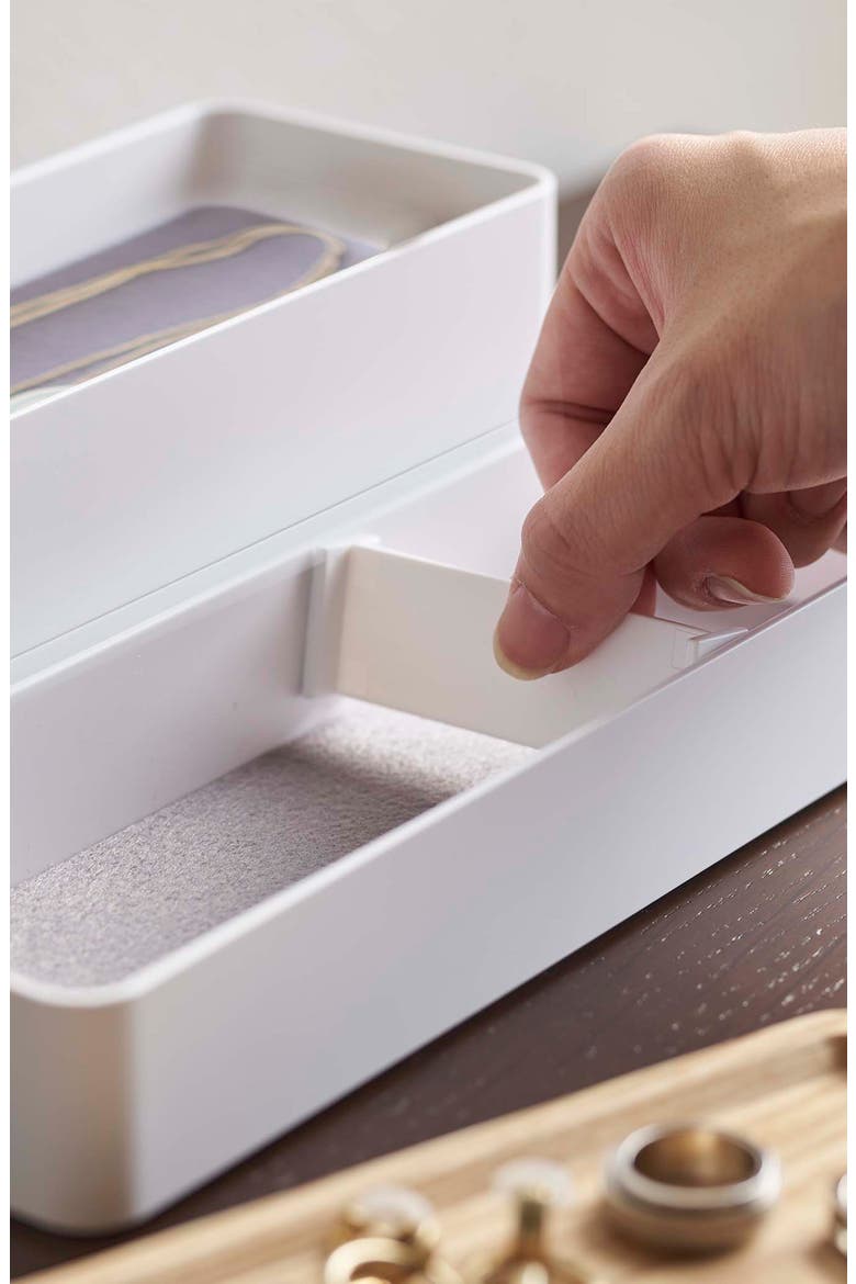 3-Tier Accessory/Watch Box, Alternate, color, WHITE