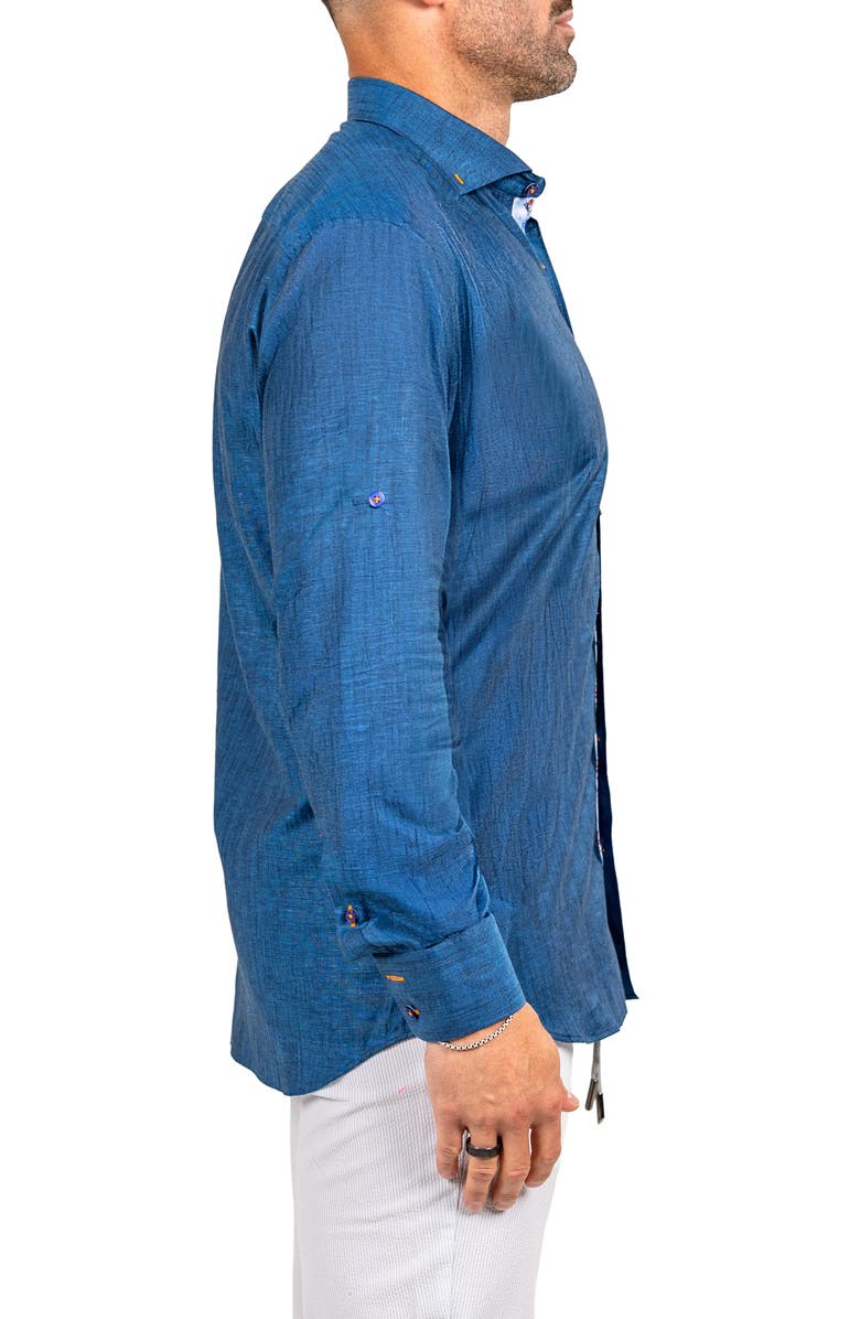 Maceoo Eins Marthy Contemporary Fit Button-Up Shirt, Alternate, color, 