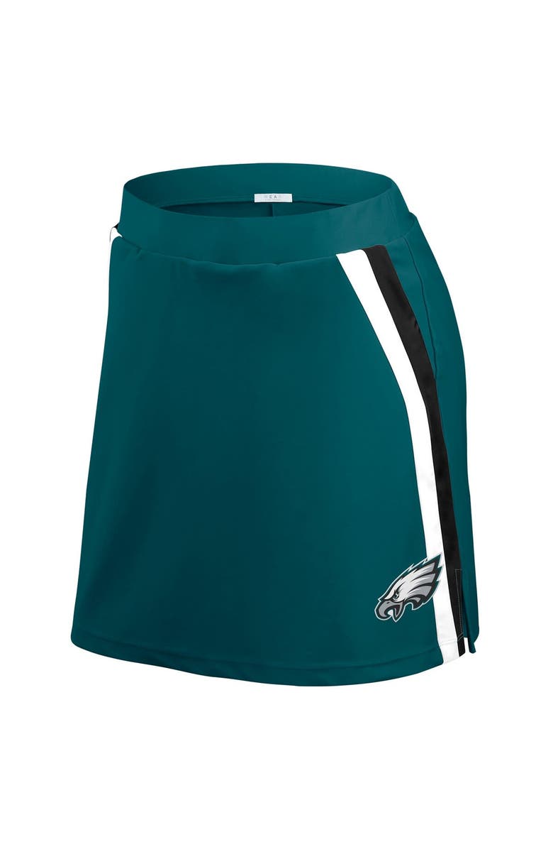 WEAR by Erin Andrews Women's WEAR by Erin Andrews Midnight Green Philadelphia Eagles Stripe Skort, Alternate, color, Green