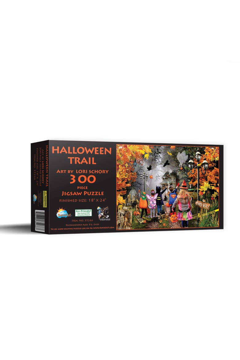 Halloween Trail 300 piece Jigsaw Puzzle for Adults, Main, color, Multicolor