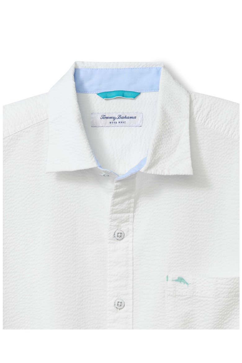 Nova Wave Stretch Cotton Button-Up Shirt, Alternate, color, WHITE