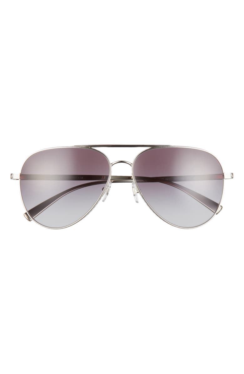 Versace 56mm Gradient Aviator Sunglasses, Main, color,