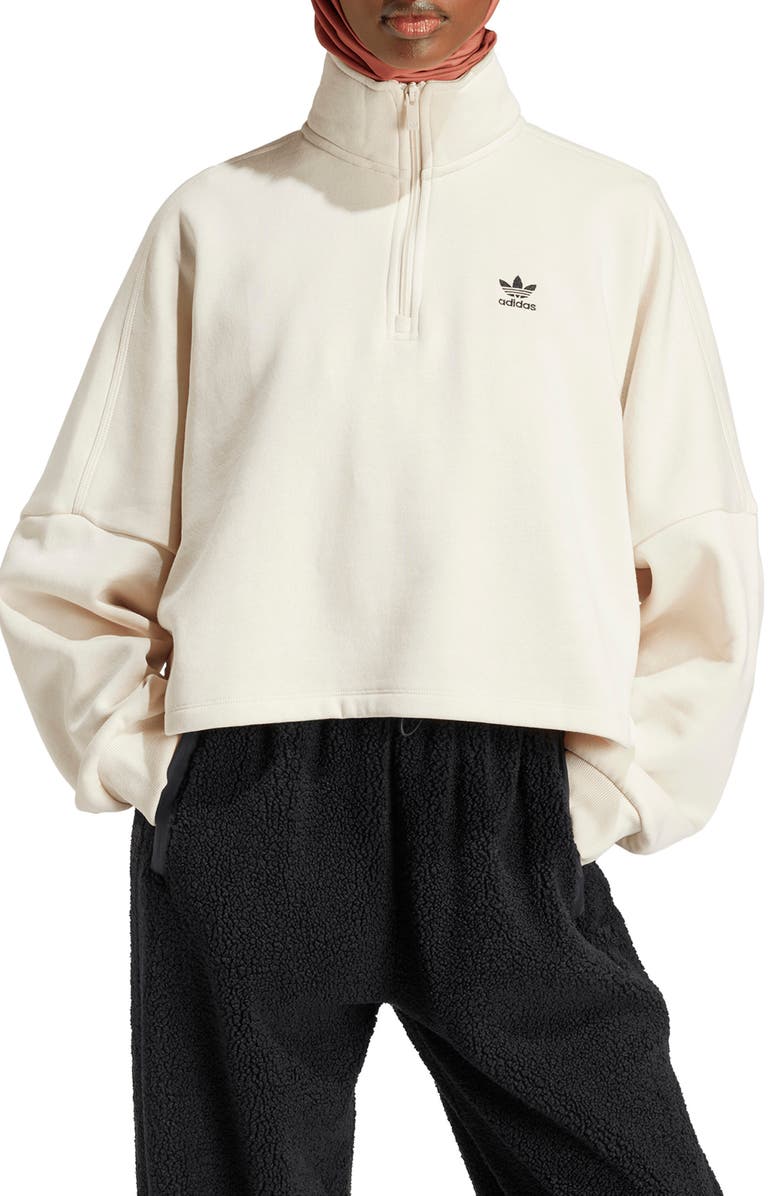adidas Originals Essentials Half Zip Sweatshirt, Main, color, 