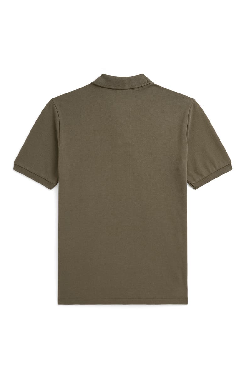 Kids' Polo Bear Cotton Mesh Polo, Alternate, color, CRUISE OLIVE