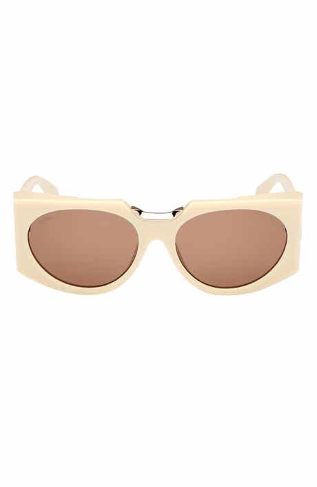 Max Mara 59mm Round Sunglasses