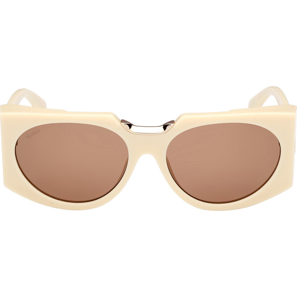 Max Mara Spark 5 Acetate Round Sunglasses In Multi