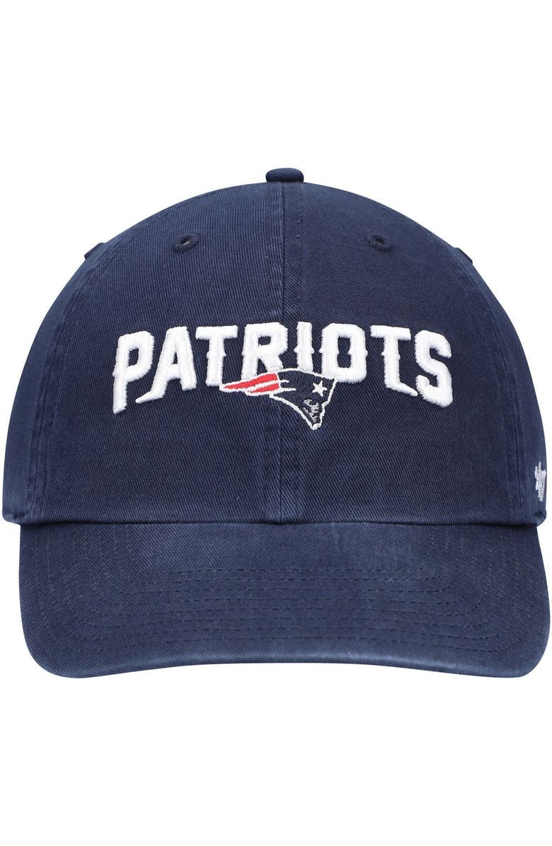 '47 Men's '47 Navy New England Patriots Clean Up Alternate Logo Adjustable Hat, Alternate, color,