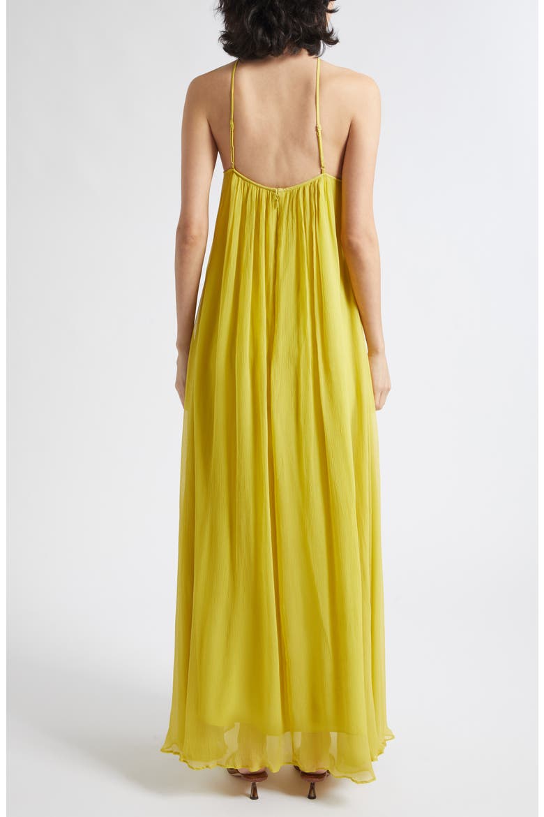 Dasha Halter Maxi Dress, Alternate, color, CITRON