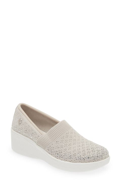 x Martha Stewart Pier Lite Reflection Wedge Slip-On Sneaker (Women)