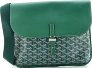 Pre-Owned Goyard Coursier Messenger Bag Coated Canvas and Leather