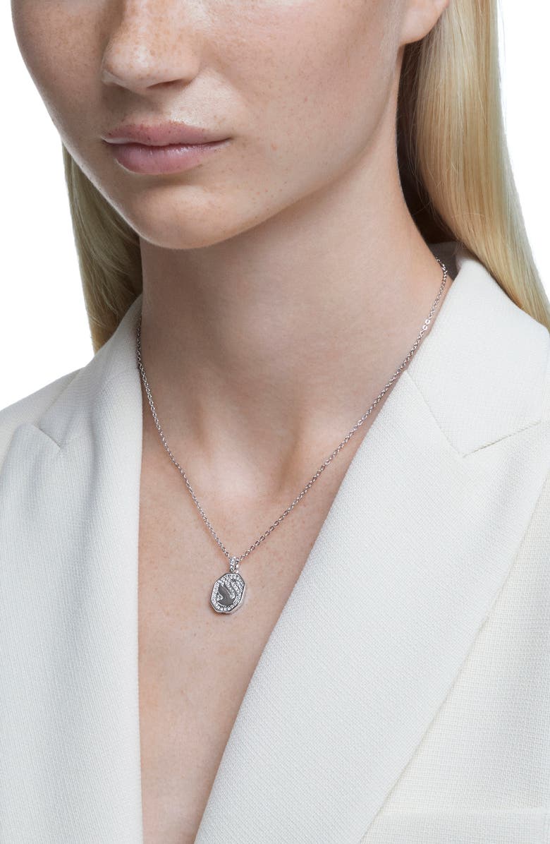 Swarovski Signum Pendant Necklace, Alternate, color, 