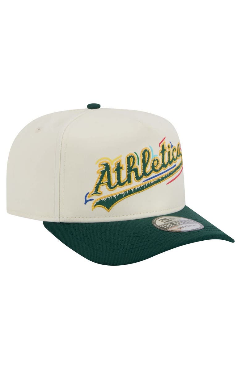 New Era Men's New Era  White Athletics Team Scribble Golfer Adjustable Hat, Alternate, color, 