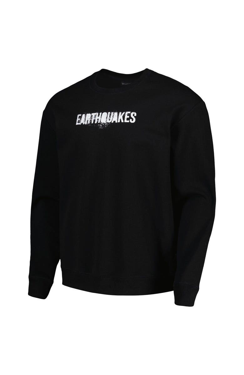 THE WILD COLLECTIVE Men's The Wild Collective Black San Jose Earthquakes Pullover Sweatshirt, Alternate, color, Black