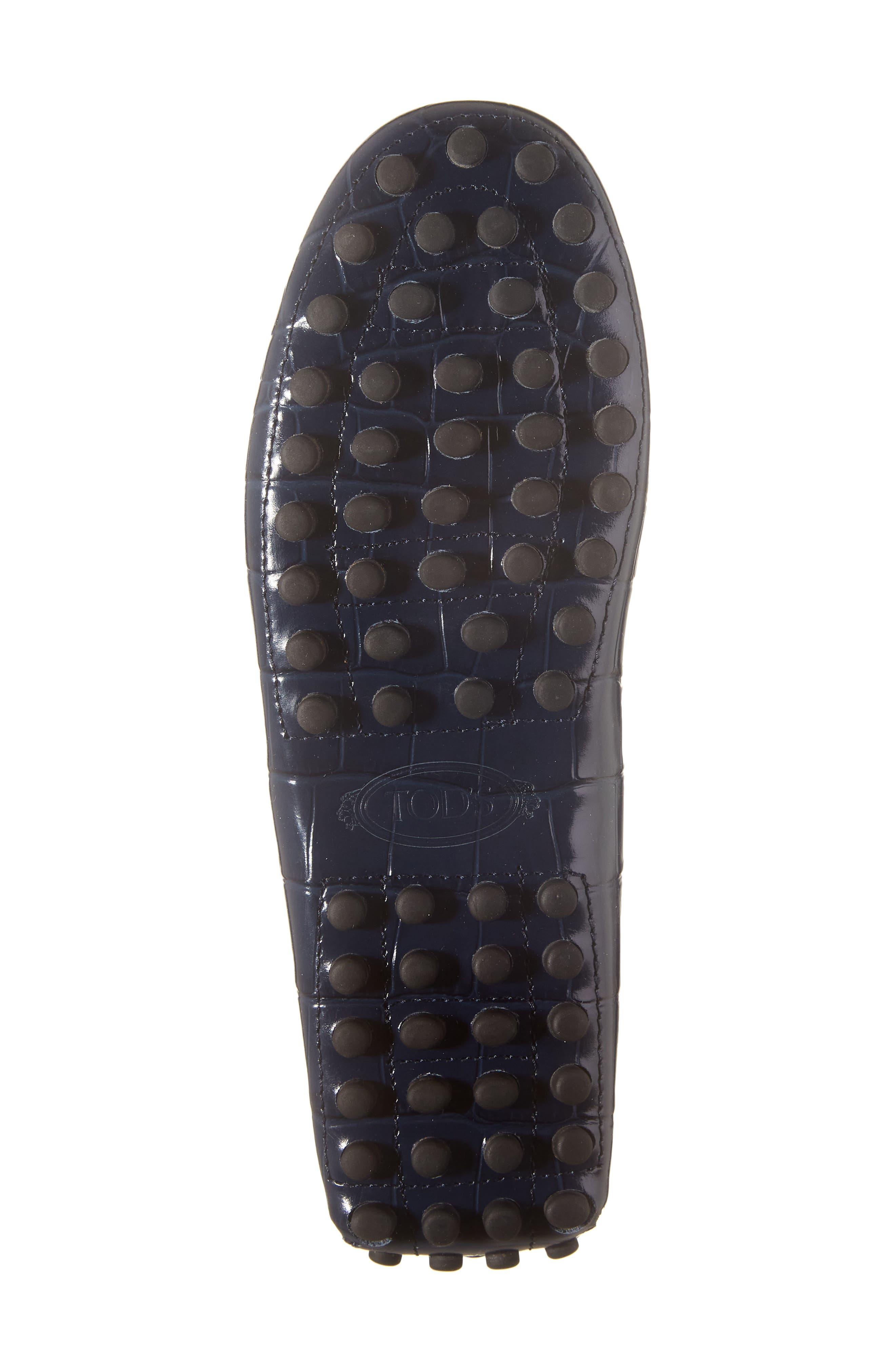 Croc Embossed Penny Loafer, Alternate, color, GALASSIA SCURO