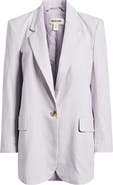 Open Edit Everyday Linen Blend Blazer