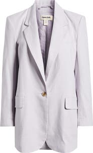 Open Edit Everyday Linen Blend Blazer