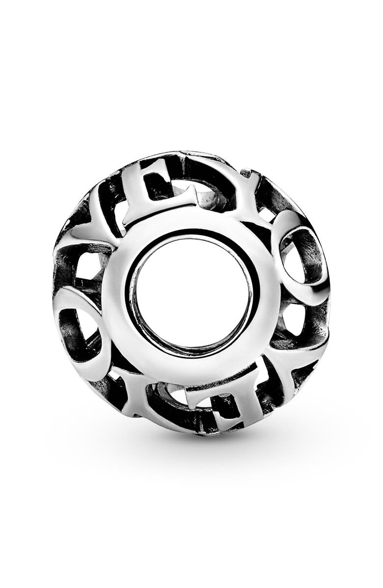 PANDORA Openwork I Love You Script Charm, Alternate, color,