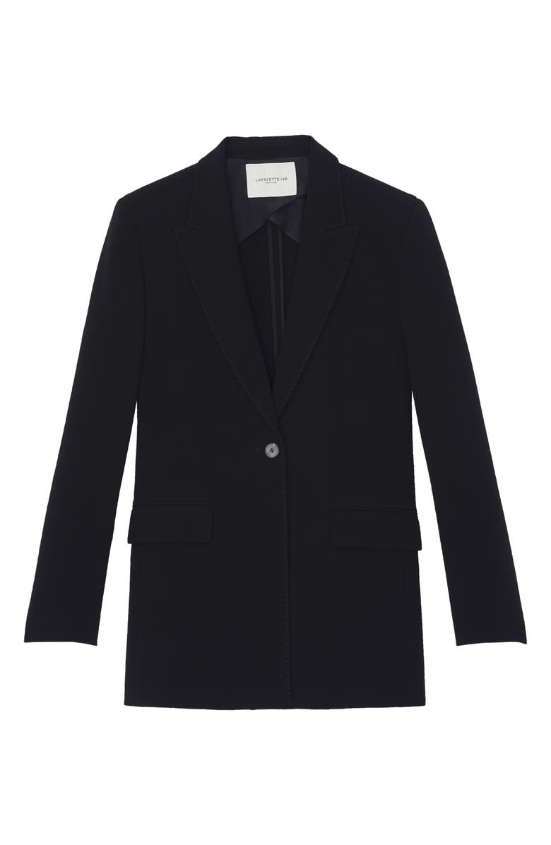 Lafayette 148 New York Finesse Crepe Blazer, Alternate, color, 