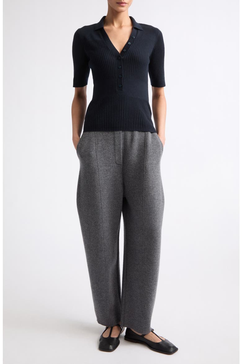 Malie Cashmere Pullover Sweater, Alternate, color, NAVY