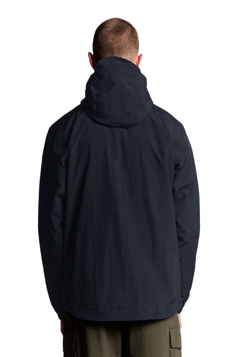 Zip Through Hooded Jacket, Alternate, color, Dark Navy