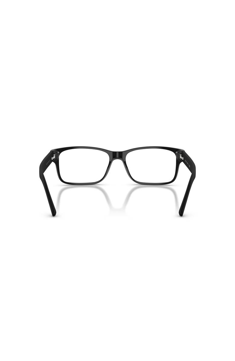 Polo Ralph Lauren 54mm Rectangle optical glasses, Alternate, color, Black