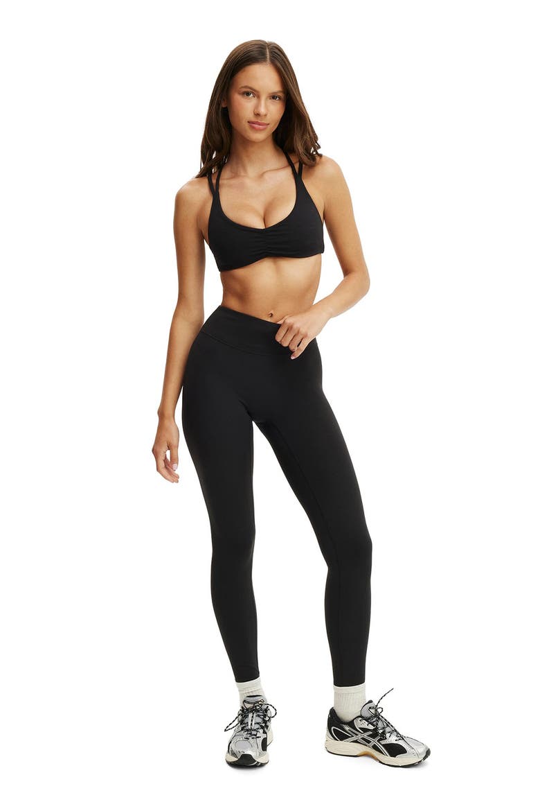 Women's Active Ultra Soft Contour Full Length Tight, Alternate, color, Black