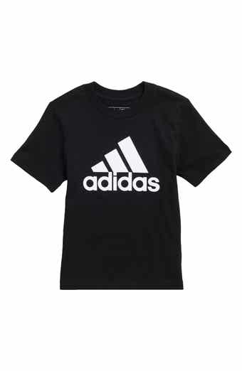 adidas Kids' Core Logo Cotton Jersey Graphic T-Shirt