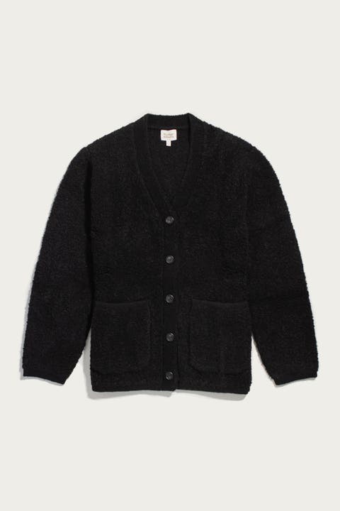 Whit V Neck Wool Blend Cardigan