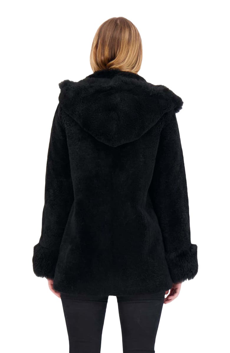 GORSKI Sheared Cashmere Goat Parka, Alternate, color, Black