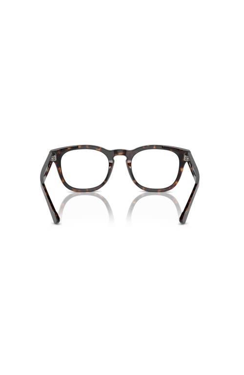 Ferrari 51mm Round Optical Glasses In Brown